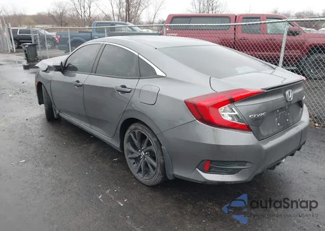 2020 Honda Civic Sport from USA, damaged, VIN 19XFC2F8XLE024862